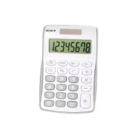 Bilde av Genie 120 S, Lomme, Skjerm, 8 sifre, 1 linjer, Batteri/Solcelle, Grå, Hvit Kontormaskiner - Kalkulatorer - Kalkulator
