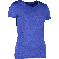 Bilde av Geyser sømløs T-skjorte for kvinner, G11020, kongeblå melange, størrelse 3XL Backuptype - Værktøj