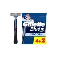 Bilde av Gillette Blue3 Smooth, Blå, 6 stykker Hårpleie - Skjegg/hårtrimmer - Barberblader