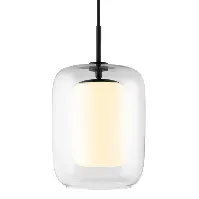 Bilde av Globen Lighting Cuboza takpendel, 20 cm, klar/hvit Lampe