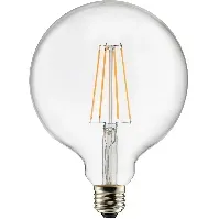 Bilde av Globen Lighting Lyspære E27 LED 3-trinns dimbar Globe 125 mm 0,4-7W, klar Lampe