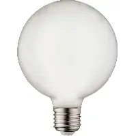 Bilde av Globen Lighting Lyspære E27 LED 3-trinns dimbar Globe 125 mm 0,4-7W, opal Lampe
