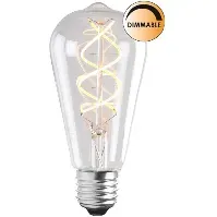 Bilde av Globen Lighting Lyspære LED Soft Filament Dimbar Klar Uniterm E27 Lyspære
