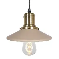 Bilde av Globen Lighting Mini Disc takpendel, 22 cm, beige Lampe
