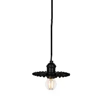 Bilde av Globen Lighting Omega pendel 15 cm, svart Lampe