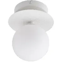 Bilde av Globen Lighting Vegglampe / plafond Art Deco 24 cm, hvit Lampe