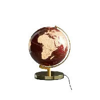 Bilde av Globus med lys, rød Globus med lys