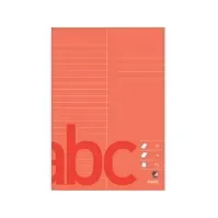Bilde av Glosehæfte Bantex, linjeret, 8,5 mm, A5, rød, 25 stk. Skriveredskaper - Skrivetilbehør - Andre