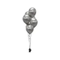 Bilde av GoDan Balloons Beauty & Charm platinum graphite 12 / 50 pcs Barn & Bolig - Innredning - Til stuen