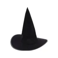 Bilde av GoDan Flocked heksehatt til Halloween - 1 stk universal Leker - Rollespill - Kostyme tilbehør