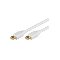 Bilde av Goobay 2m Mini DisplayPort Cable, 2 m, Mini DisplayPort, Mini DisplayPort, Hankjønn, Hankjønn, Hvit PC tilbehør - Kabler og adaptere - Videokabler og adaptere