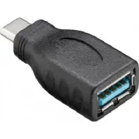 Bilde av Goobay 45395, USB-C, USB-A, Sort PC tilbehør - Kabler og adaptere - Adaptere