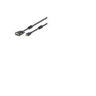 Bilde av Goobay 51579, 1 m, HDMI, DVI-D, Hankjønn, Hankjønn, Rett PC tilbehør - Kabler og adaptere - Adaptere
