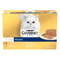 Bilde av Gourmet Gold Mousse Selection 4x85 g Katt - Kattemat - Våtfôr
