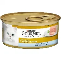 Bilde av Gourmet Gold Tunfisk Mousse 24x85 g Katt - Kattemat - Våtfôr