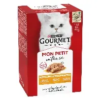 Bilde av Gourmet Mon Petit And/Kalkun/Kylling 6 x 50 g Katt - Kattemat - Våtfôr