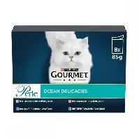 Bilde av Gourmet Perle Ocean Delicacies 8x85 g Katt - Kattemat - Våtfôr