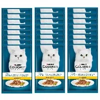Bilde av GourmetPerle Mini Fillets i Saus Kylling 24x85 g Katt - Kattemat - Våtfôr