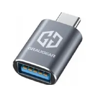 Bilde av GrauGear USB 3.2 Gen2 Adapter Type-A zu Type-C Stecker - Adapter - Digital/Daten PC tilbehør - Kabler og adaptere - Adaptere