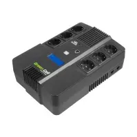 Bilde av Green Cell AiO - UPS - AC 220/230/240 V - 480 watt - 800 VA - 9 Ah - USB - utgangskontakter: 6 PC & Nettbrett - UPS - UPS nettverk og server