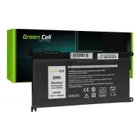Bilde av Green Cell - Batteri til bærbar PC (standard) (tilsvarer: Dell WDX0R) - litiumpolymer - 3400 mAh - 39 Wh - svart - for Dell Inspiron 13 53XX, 15 55XX, 17 57XX Latitude 13 3379, 3189 Vostro 14 5468, 15 5568 PC & Nettbrett - Bærbar tilbehør - Batterier