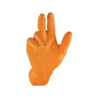 Bilde av Grippaz 246 nitril handske orange 50 stk. – 10 Bilpleie & Bilutstyr - Utvendig Bilvård - Bilvask tilbehør