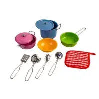 Bilde av Grydesæt i forskellige farver / Cookware set in different colors Leker - Spill - Rollespill