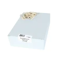 Bilde av Gummibånd, 100 x 5 mm, hvide, pakke a 1000 g Papir & Emballasje - Emballasje - Garn & Elastisk