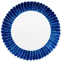 Bilde av Götefors Porslin Selma tallerken, 24 cm, blå kant Plate