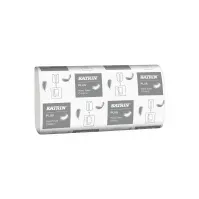 Bilde av Håndklædepapir Katrin Plus C-fold 1-lag - (100 ark x 24 pakker) Rengjøring - Tørking - Håndkle & Dispensere