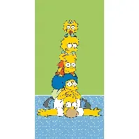Bilde av Håndkle - The Simpsons - 70x140cm Håndklær , Håndklestørrelser , Badehåndkle 70x140 cm
