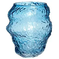 Bilde av Hübsch Aurora vase 18 cm, blå Vase
