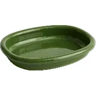 Bilde av HAY Barro oval tallerken large, grønn Tallerken
