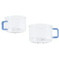 Bilde av HAY Brew Cup Jade, 2-pakning, Light Blue Glass