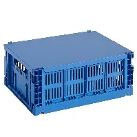 Bilde av HAY Colour Crate lokk medium, blå Lokk