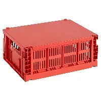 Bilde av HAY Colour Crate lokk medium, rød Lokk