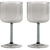 Bilde av HAY Tint vinglass, 2 stk, grå Glass