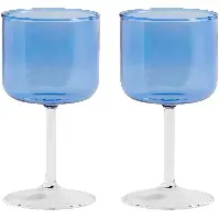 Bilde av HAY Tint vinglass, 2 stk, klar blå Glass