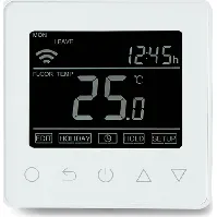 Bilde av HC90 WiFi termostat adaptiv, åpent vindu funksjon og mer, hvit Backuptype - El