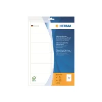 Bilde av HERMA - Permanet adhesiv - hvit - 94 x 47 mm 240 etikett(er) (20 ark x 12) adresselapper Papir & Emballasje - Emballasje - Etiketter og etiketter