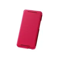 Bilde av HTC Flip Case with Stand HC V841 - Beskyttende deksel for mobiltelefon - rosa - for HTC One Tele & GPS - Mobilt tilbehør - Deksler og vesker