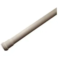 Bilde av HTP rør med 1 muffe 32-250 mm hvid Rørlegger artikler - Avløp - Hvite avløpsrør