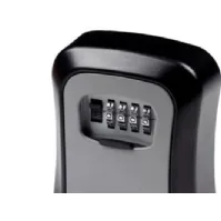 Bilde av Habo nøgleboks m/ kodelås - vægmonteret sort/grå lak 103 kombilås. Huset - Sikkring & Alarm - Låser