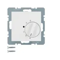 Bilde av Hager 20268989, Hvit, Rotary switch, 250 V, 50 - 60 Hz Ventilasjon & Klima - Ventilasjonstilbehør - Hygrostater