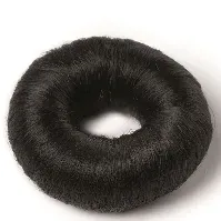 Bilde av Hair Accessories Synthetic Hair Bun Small Black 73mm Hårpleie - Hårpynt og tilbehør - Tilbehør
