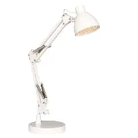 Bilde av Halo Design Bronx bordlampe, hvit Skrivebordslampe
