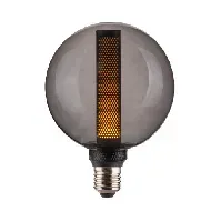 Bilde av Halo Design Colors Core E27 globepære, røykfarget,Ø12,5 cm LED filament
