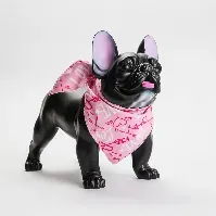 Bilde av Halstørkle til hund og katt "love" - Rosa Hundeklær og kostymer