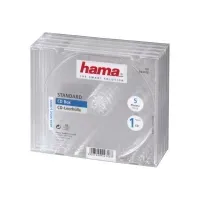 Bilde av Hama - CD-lomme - kapasitet: 1 CD - gjennomsiktig (en pakke 5) PC-Komponenter - Harddisk og lagring - Medie oppbevaring
