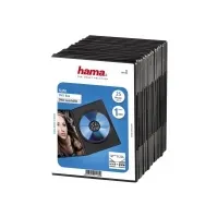 Bilde av Hama DVD Slim Box - Lagrings-DVD smal jewel case - kapasitet: 1 DVD - svart (en pakke 25) PC-Komponenter - Harddisk og lagring - Medie oppbevaring